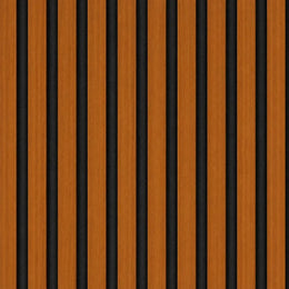 Akustisches Holz-Lamellenpaneel für Wände 270x110 cm